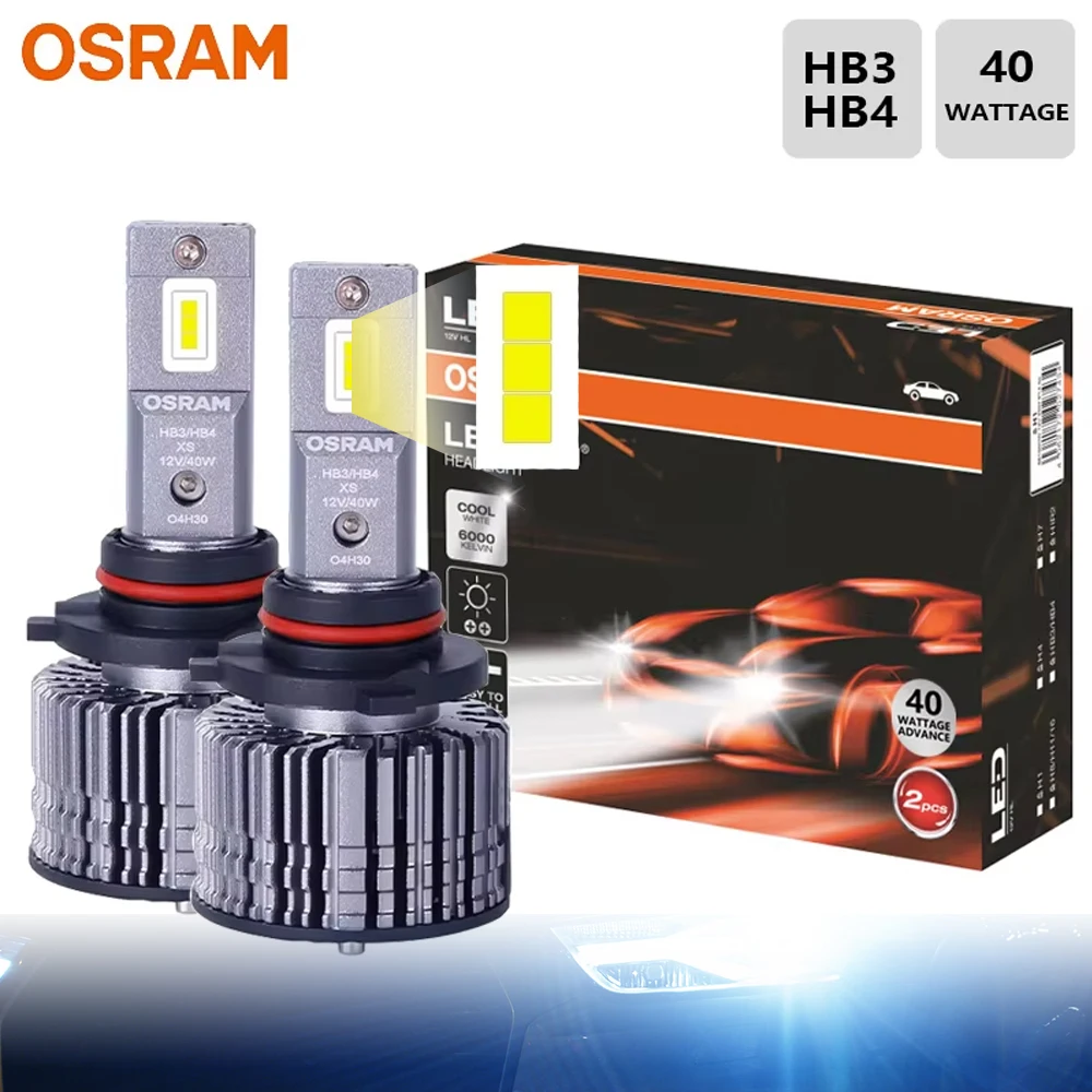 

Светодиодные лампы OSRAM HB3 9005, HB4 9006 XLZ Advance 40W, яркие, 6000K, белые, для авто, дальний/ближний свет, противотуманные фары, с турбовентилятором, 12/24В