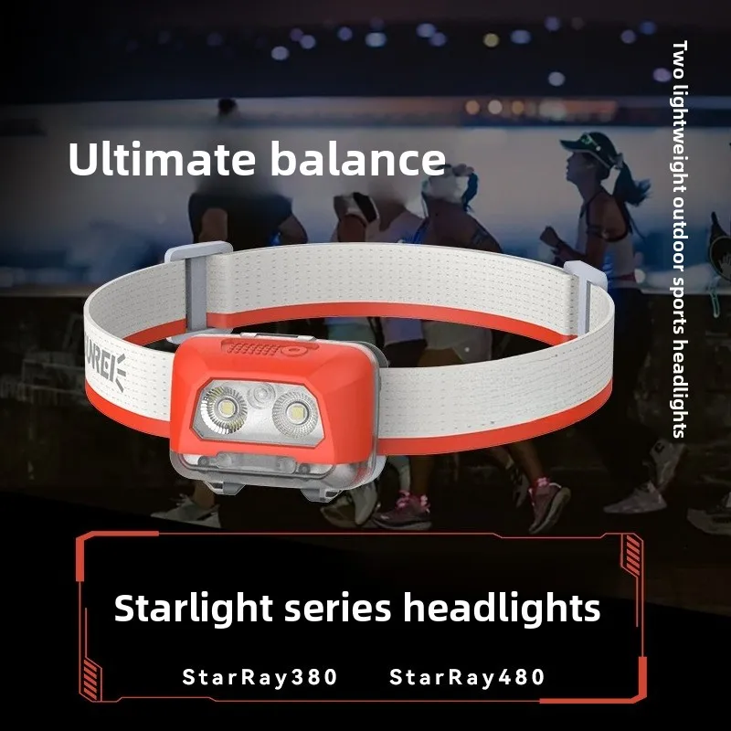 VOLODYMYR High Brightness Headlamp Rechargeable Ultra Bright Lighting IPX8 Mining Light Range Lithium Battery Outdoor