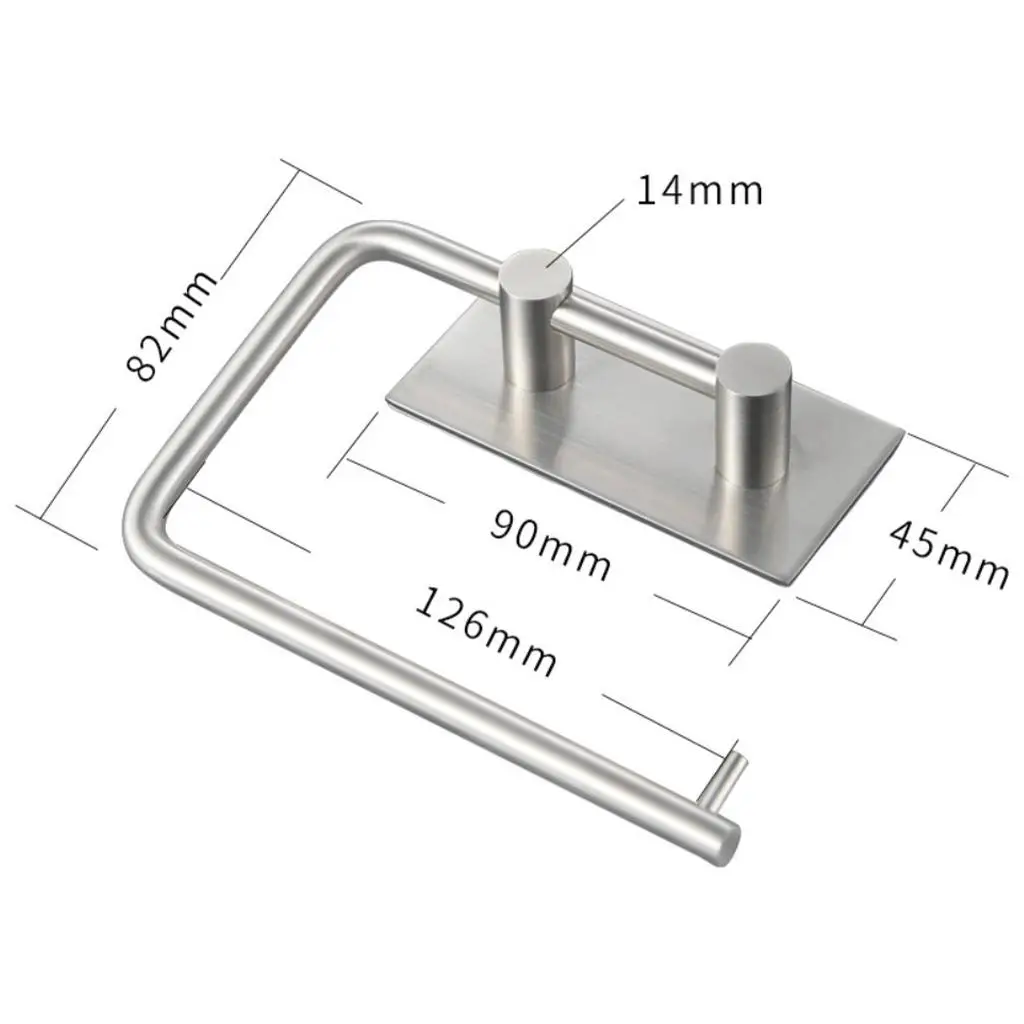 

Toilet Paper Mounted Modern Style Toilet Roll Holder for Kitchen