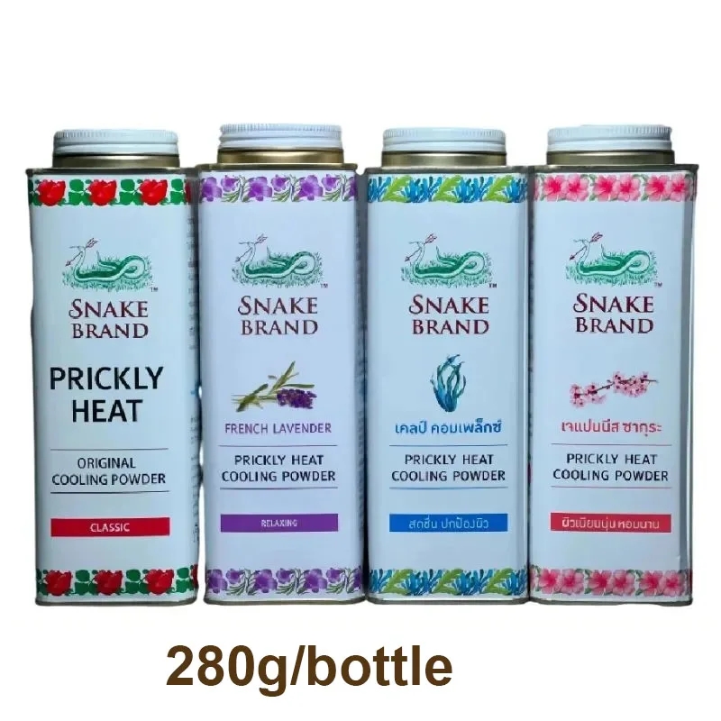 Snake Brand Prickly Heat Talcum Cooling Powder Body Clean Refreshing And Soothing Relieving Itching