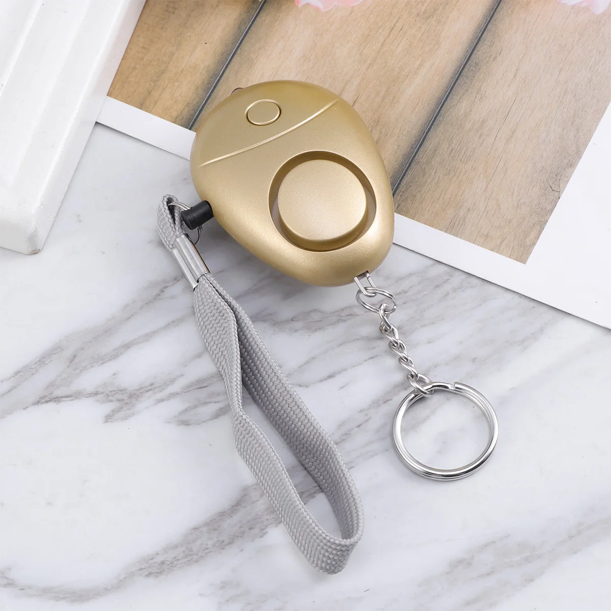 Personal Alarm Proof Alarm Portable 130Db Emergency Security Device Keychain LED Light Tool