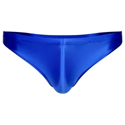 Swimwear Mens Swimming Swimsuit Glossy Low Rise Briefs Elastic Waistband Underpants Underwear Swimwear Sunbathing Panties