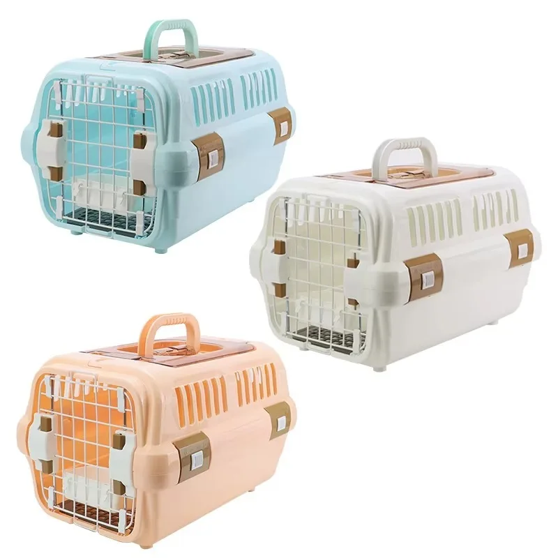 Jaula para gatos multifuncional y sostenible, caja de transporte para mascotas, jaula para perros pequeños y grandes con casa para gatos.