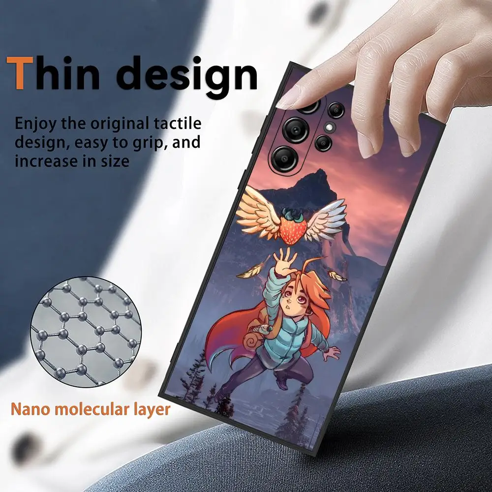 Pretty Video Game C-Celeste Phone Case For Samsung Galaxy S25 S24 S22 S23 Ultra S21 S20 Plus Frosted Full Cover Soft Case