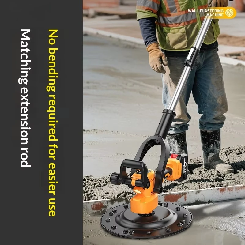 Lithium Battery spotlight grinder Charging Wall Plastering Machine Cement Mortar Polishing Ground Smoothing Rubbing leveling