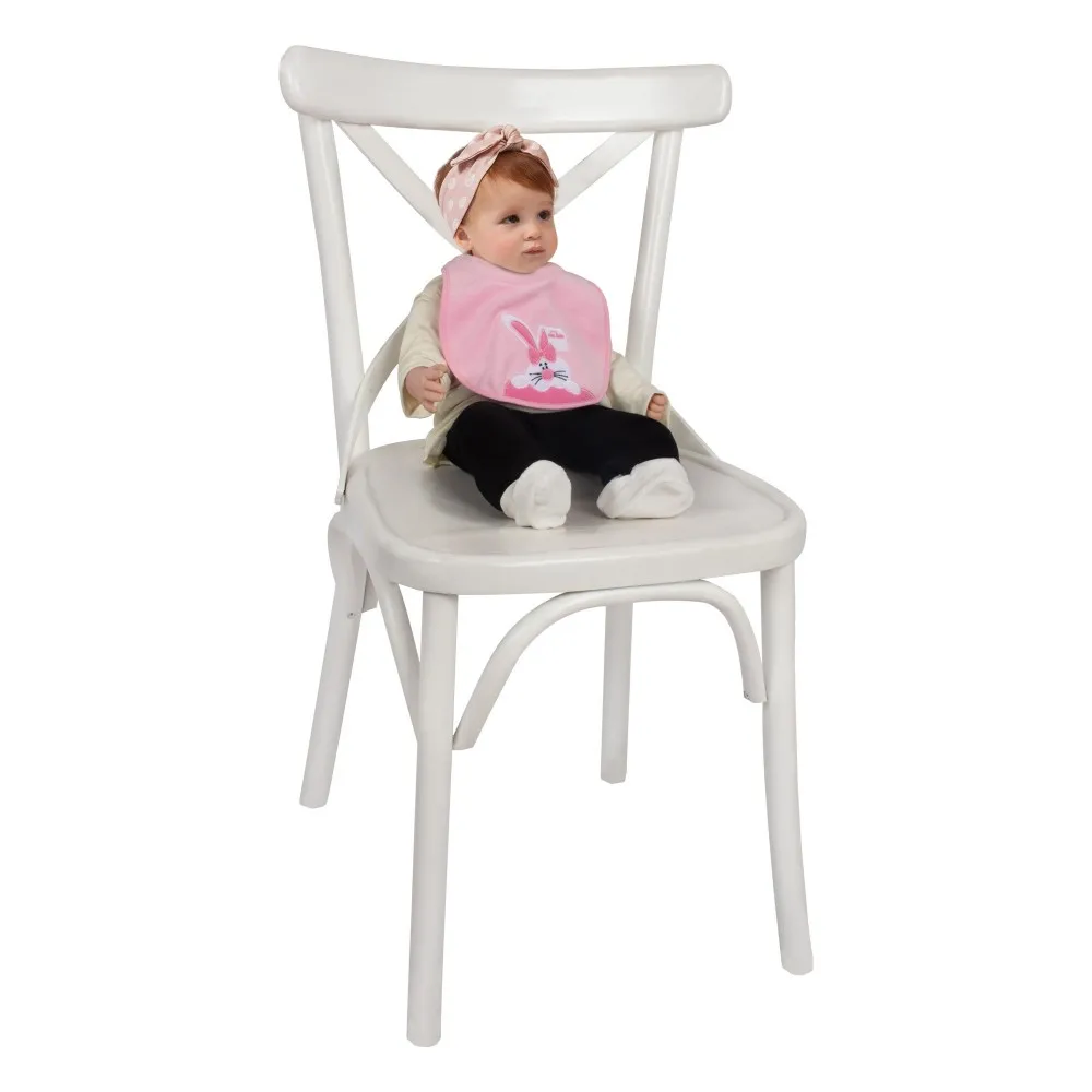 Avental de secreção de boca cor-de-rosa