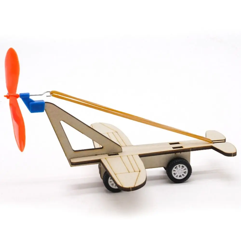 10pcs Essential Parts Rubber Band Powered Propellers Plastic 2 Colors Aircraft Propellers Model Aircraft Rubber Band Propellers