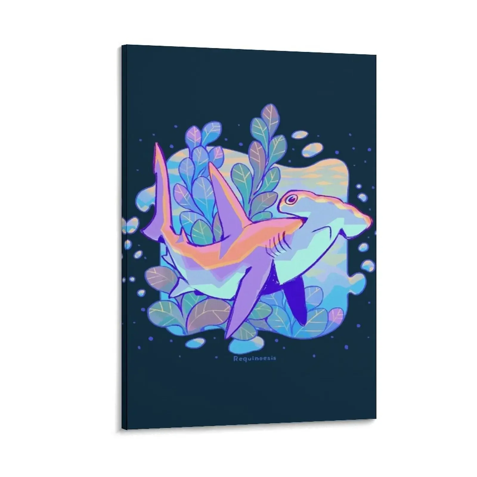 

Mr. Hammerhead Anatomy Canvas Painting art wallpapers home decor aesthetic room decor