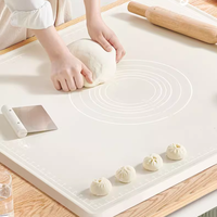 Silicone Kneading Mat Food Grade Pad Thickening Household Panel Dumpling Mat Plastic Rolling Pad Cutting Board Kitchen Tools New