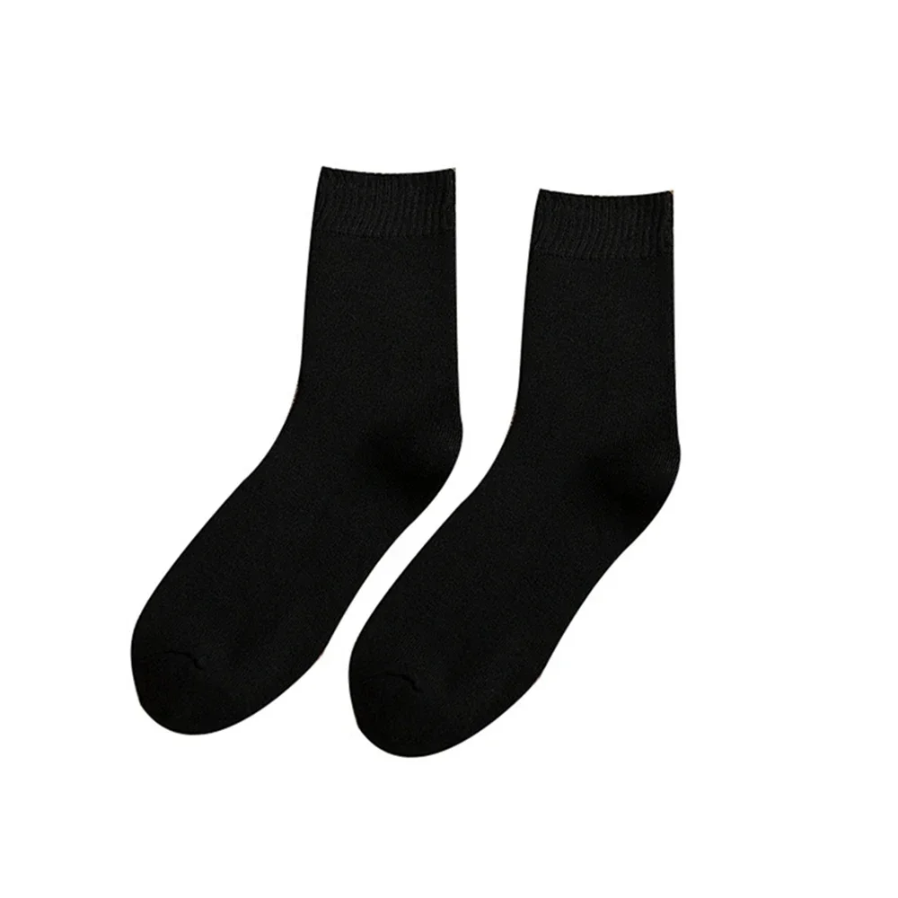 Men's oversized spring/summer socks absorb sweat and breathable solid color short tube  socks