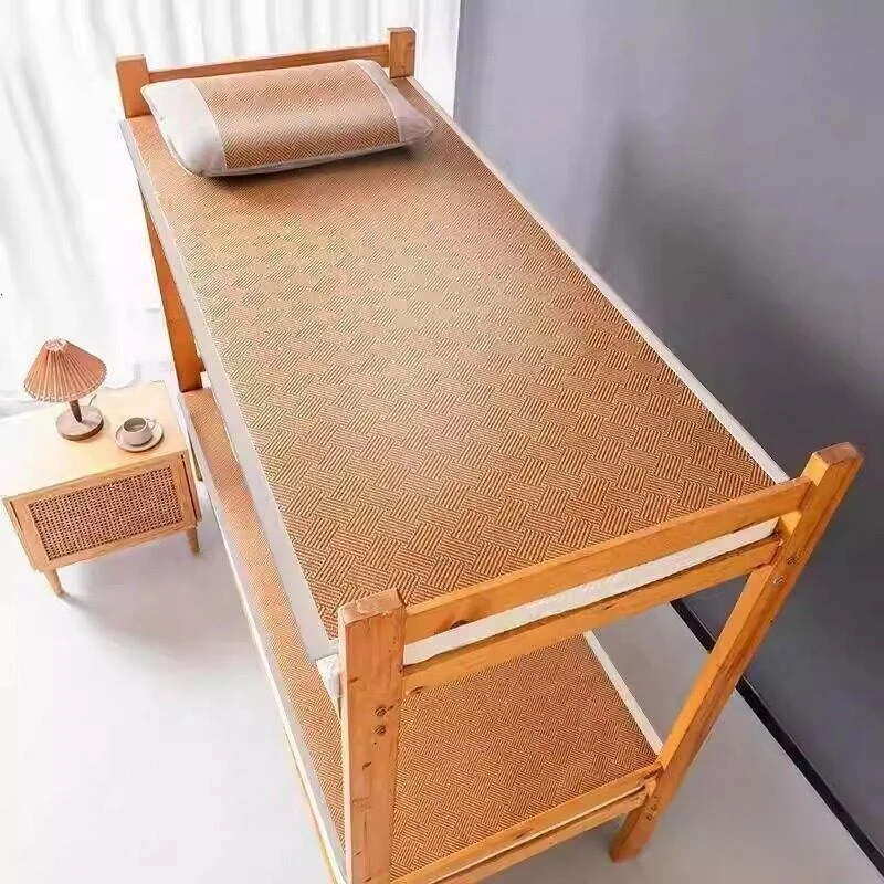 

Ice Silk Student Dormitory Single Person Cooling Mat University 09m Wicker Mat Upper And Lower Bunk Bed Foldable Meter 2 Co...