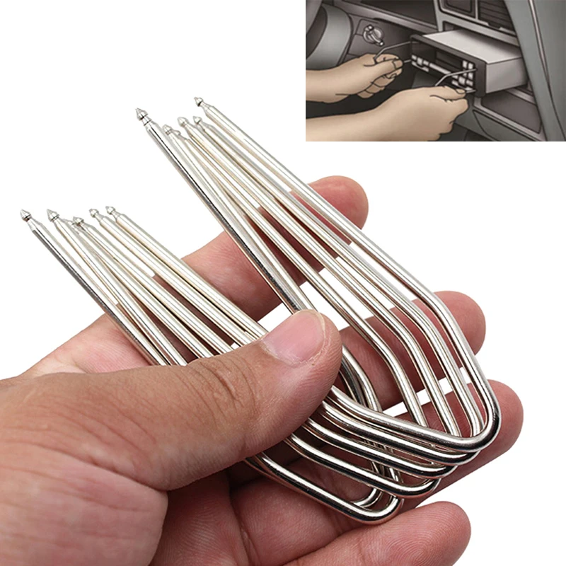 

Extraction keys Radio Removal Tool Workmanship Compact Size Multipurpose Extraction Key CD Remover Car Repair Supplies Extractor