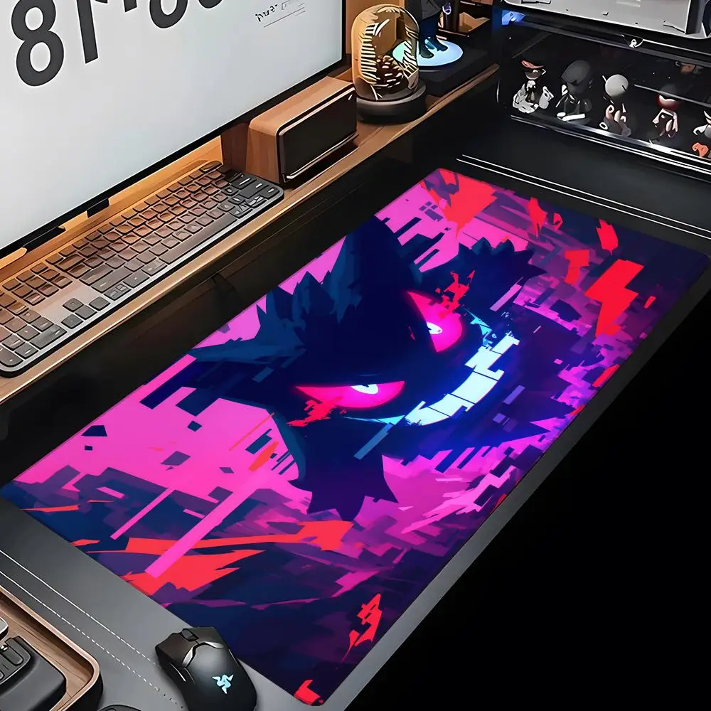 

MINISO-Cute G-Gengar Mouse Pad Gaming Mousepad Abstract Large 900x400x5mm MouseMat Gamer XXL Mause Carpet PC Desk