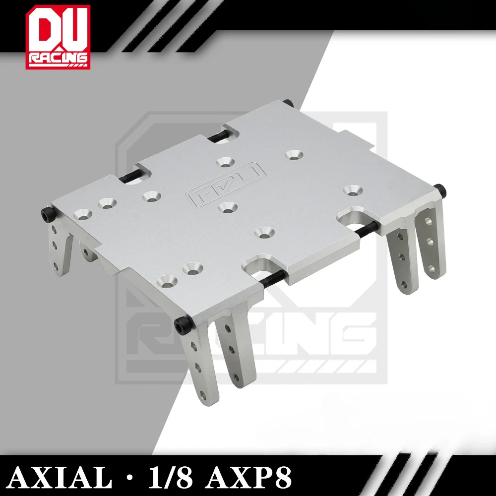 ADU RACING-accesorios de placa inferior reforzada de Metal, Material de aleación de aluminio 7075T6 para coche de juguete de Control remoto AXIAL 1/8 AXP8