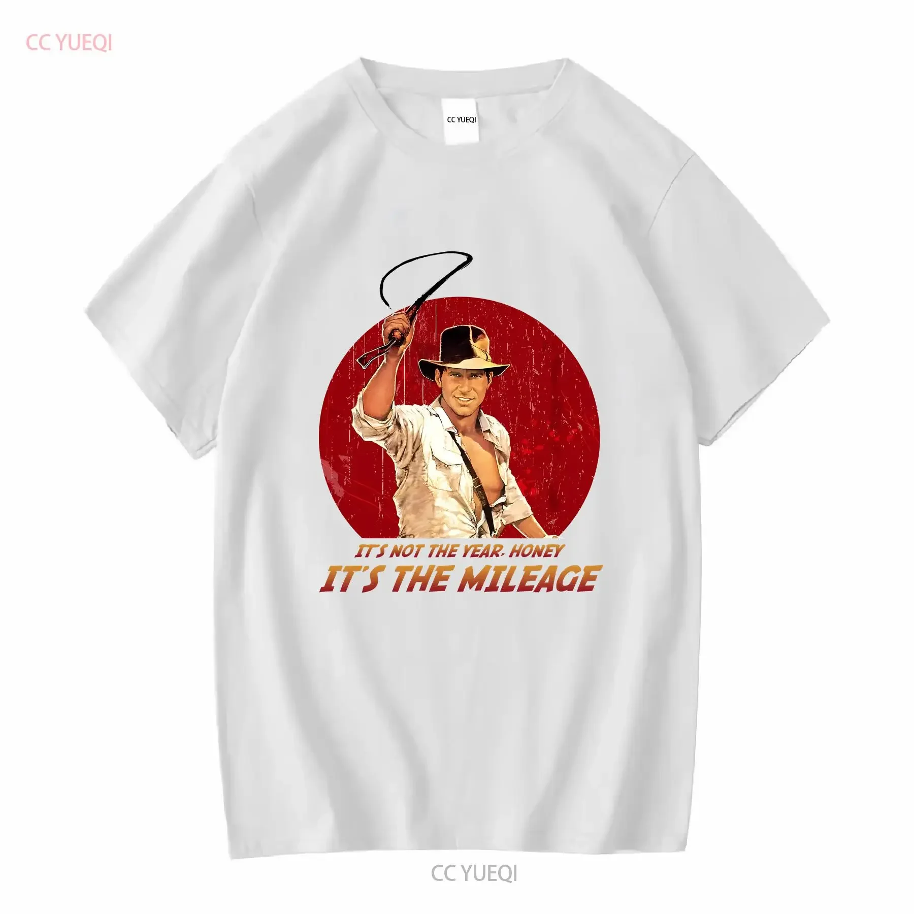 

Indiana Jones It's Not The Years Honey Mileage Comfort Colors T Shirt Cowboy Movie 2023 vintage Washed Stylish graphic