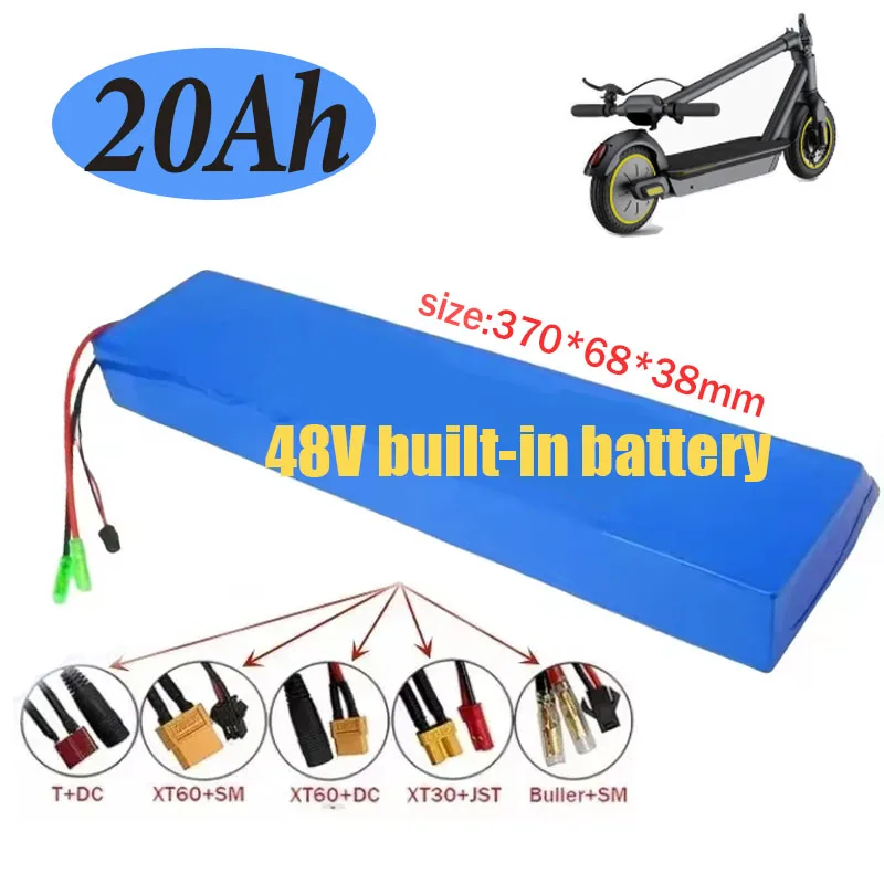 

High Power Balanced BMS Built-in Battery 48V 20Ah 13S3P Battery Pack for 500W 700W Electric Scooter Tools and 18650 Lithium Bat