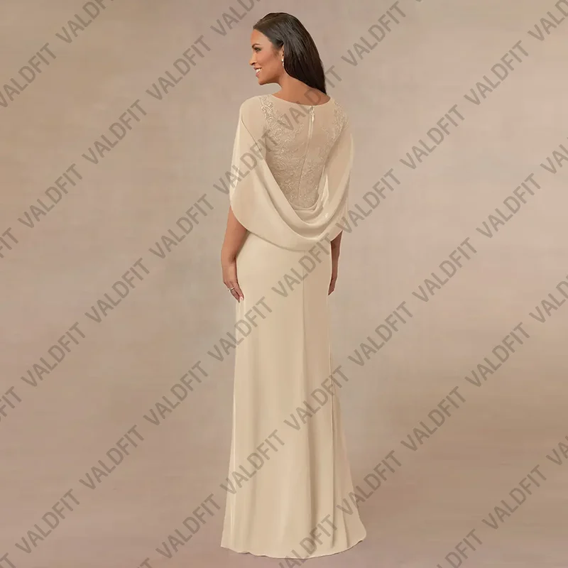 Customized Long Chiffon Mother of the Bride Dresses for Weddings Vestidos Para Madre De Novia 2024 en oferta