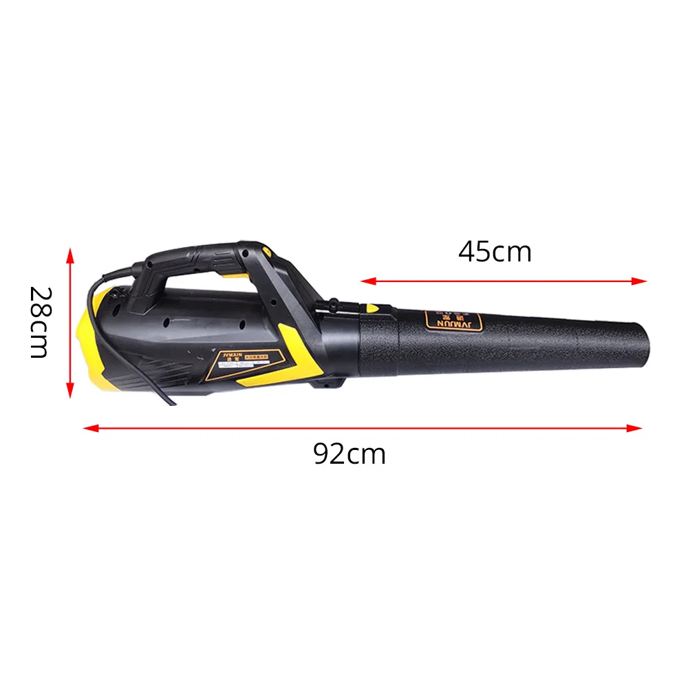 강풍 터빈 진공 멀처 전기 잎 송풍기, 마당 청소, 눈 날리기용 경량 송풍기, 3500W, 220V