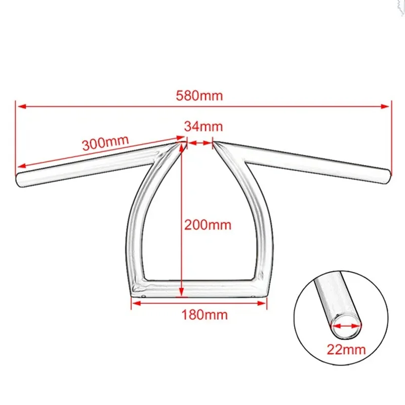 For Harley Honda Yamaha Kawasaki Suzuki Motorcycle Accessories 22mm 7/8\