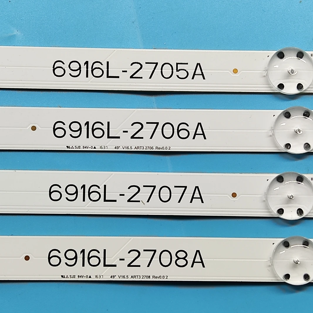 8 PCS LED backlight strip for 49inch TV 49UH6110-SF 49UH6109-ZB 49UH610A-UJ 49UH610T 49UH610T-DJ 49UH610T-TB