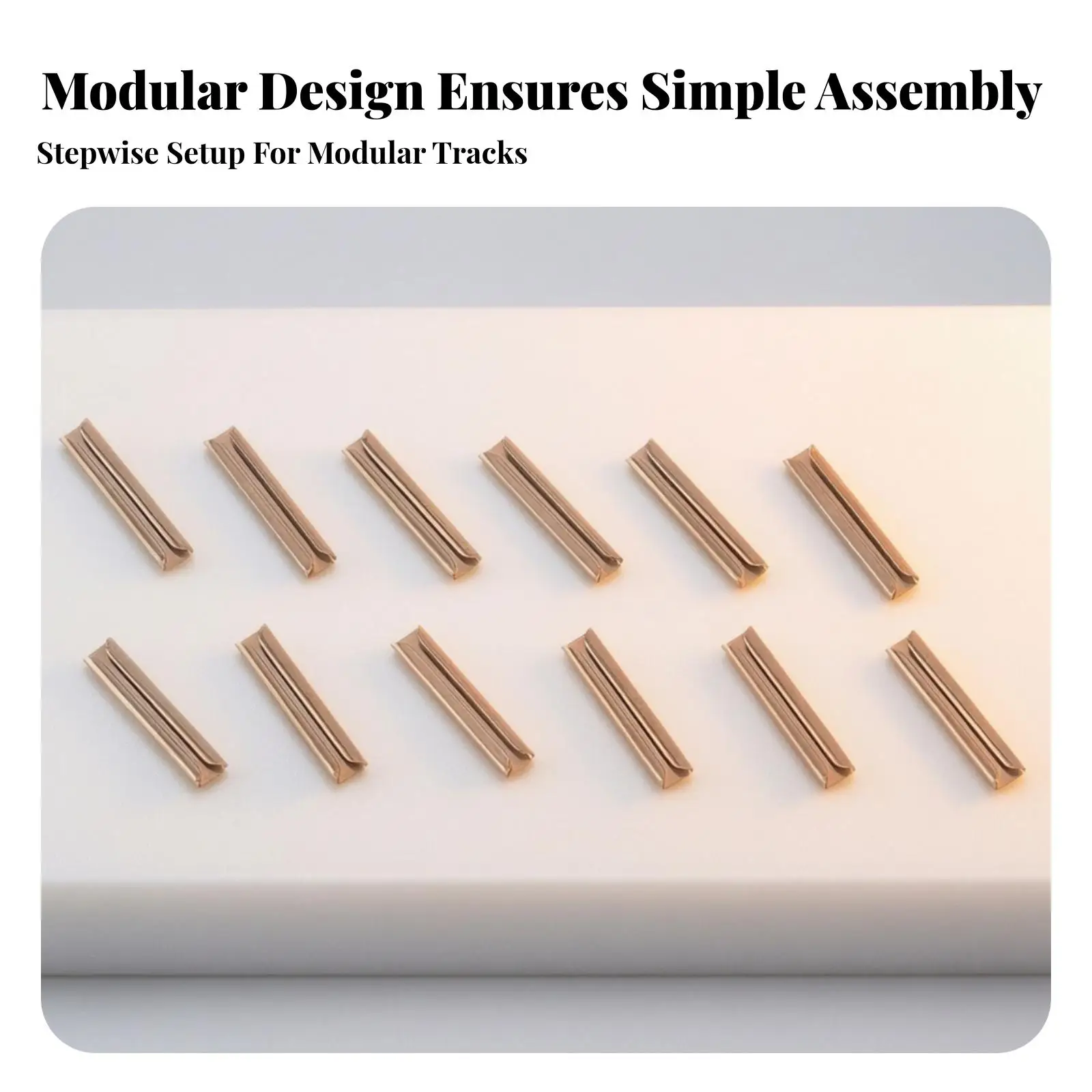 12 Pieces HO Scale Metal | Folded Channel-Like Profile, Model Train
