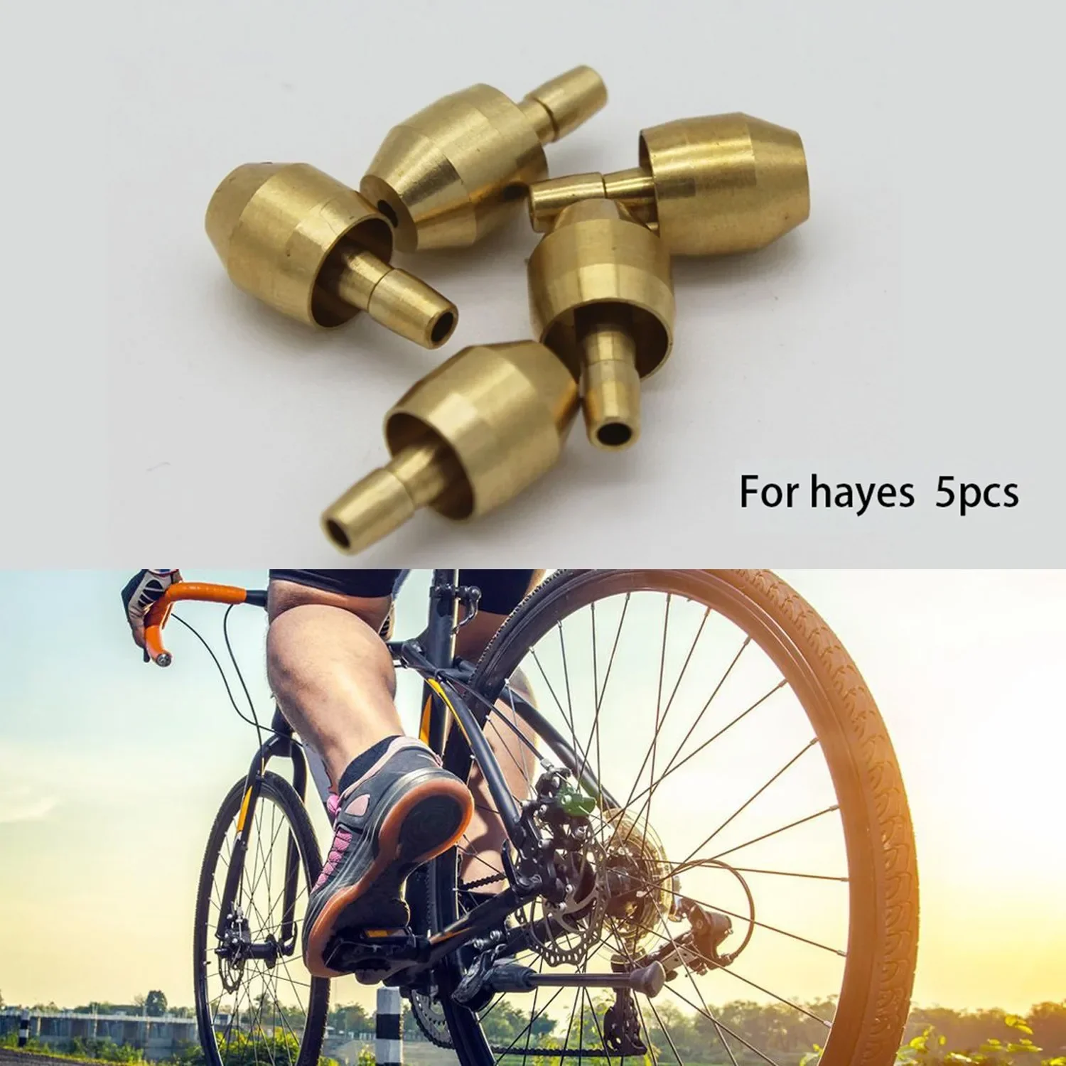 New Durable High Quality Practical Olive Head Bike Brake Brake Hose Olive/Bushing Golden Hydraulic Insert Metal