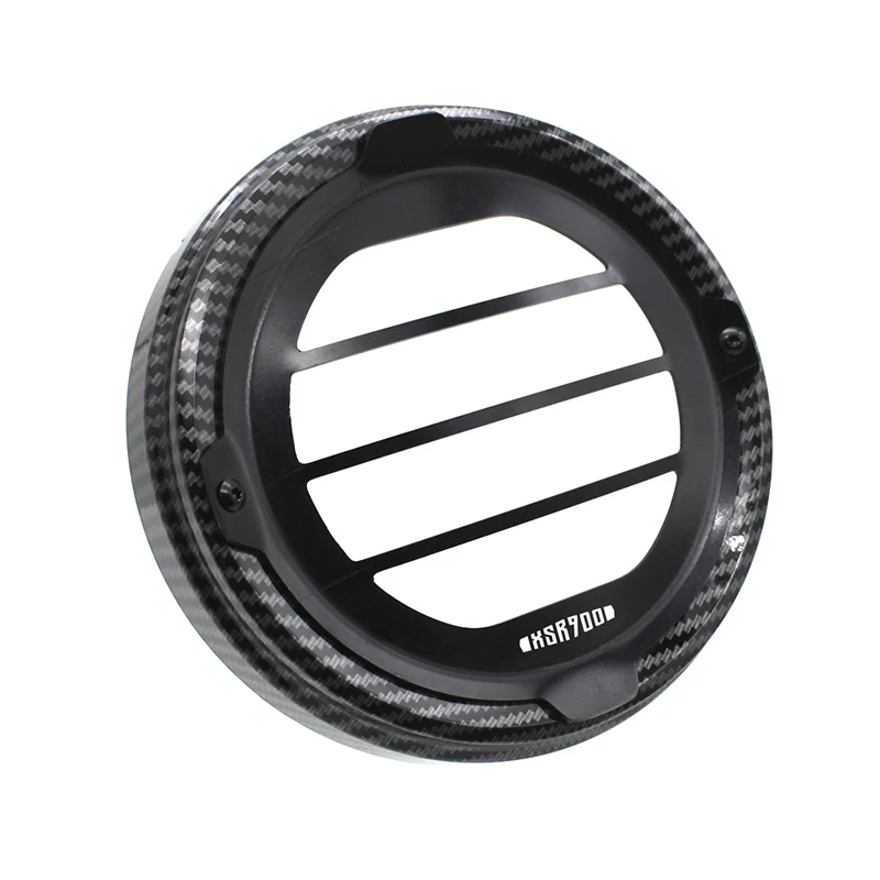 Accessories For Yamaha XSR 900 XSR900 2022 2023 Motorcycle Headlight Grille Protector Cover Carbon Look