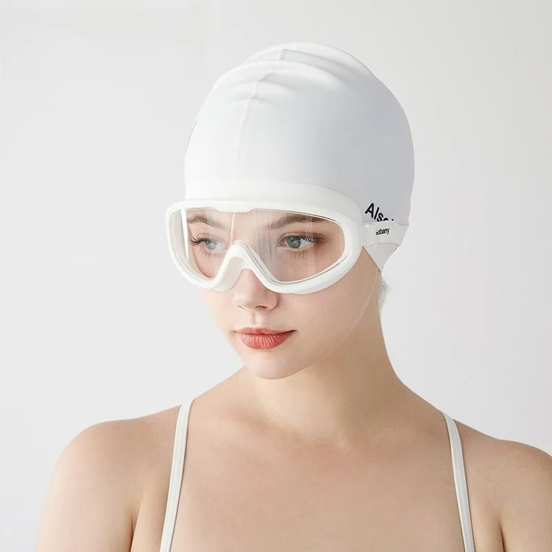 

Очки для плавания высокого качества для мужчин и женщин, водонепроницаемые, с защитой от запотевания, интегрированное снаряжение для дайвинга с берушами, взрослый размер