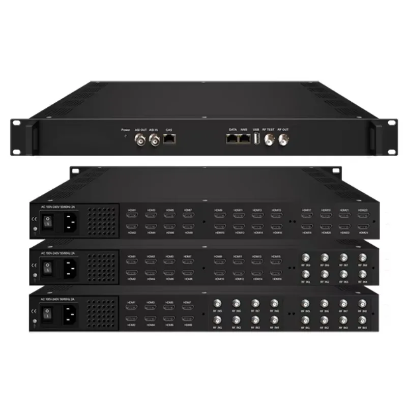 FN3536S Hot Selling Full HD Digital Encoder Terrestrial to Rf DVB-C DVB-T ISDBT Modulation Encoder Modulator