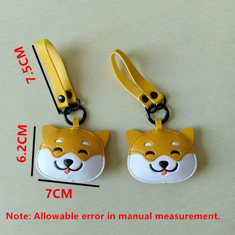 Japan Shiba Inu PU Keychain Kawaii Animal Dog Backpack Pendant Cartoon Toy Doll Kid Gift