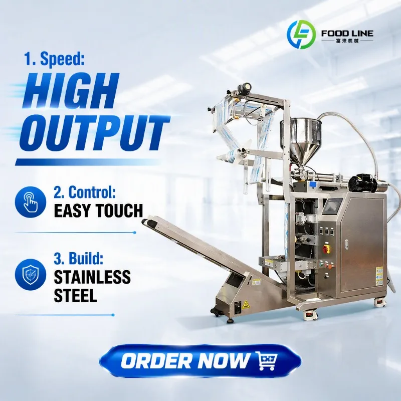 Vertical VFFS Liquid Paste Packing Machine Anti Drip Piston Pump Filling Sauce Honey Lotion Back Seal Bag Packaging 304 Custom