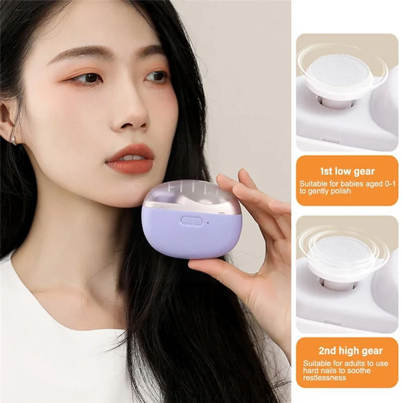 B69C 2-In-1 Electric Nail Clipper Multifunctional Nail Machine Nail Trimmer Automatic Nail Cutter Lighting For Baby Adult Durabl - view 5