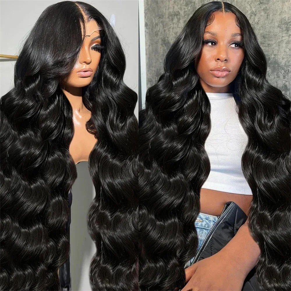 

38 Inches 13x4 13x6 Body Wave Lace Front Human Hair Wigs For Women Transparent 360 Lace Frontal Wig 5x5 4X6 Pre Cut Glueless Wig