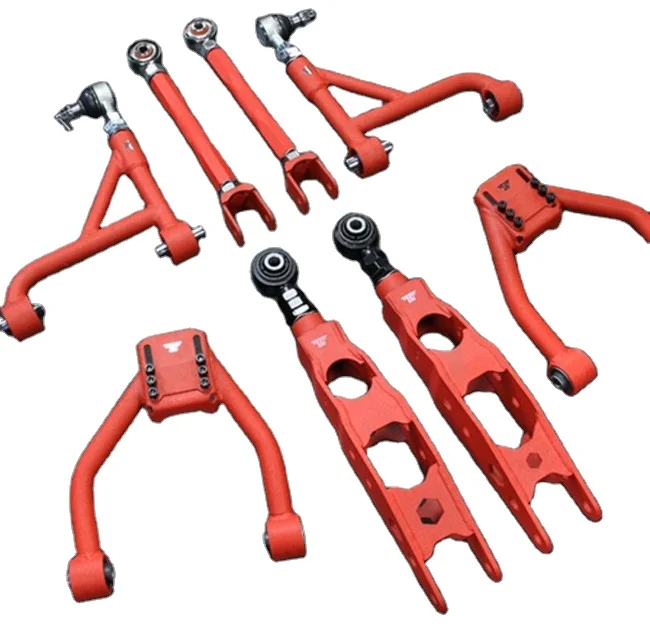 

98-05 Hot Sell Red Adjustable Rear Lower Camber Kit Control Arm Tension Rod for LEXUS IS200/GS300/SC430