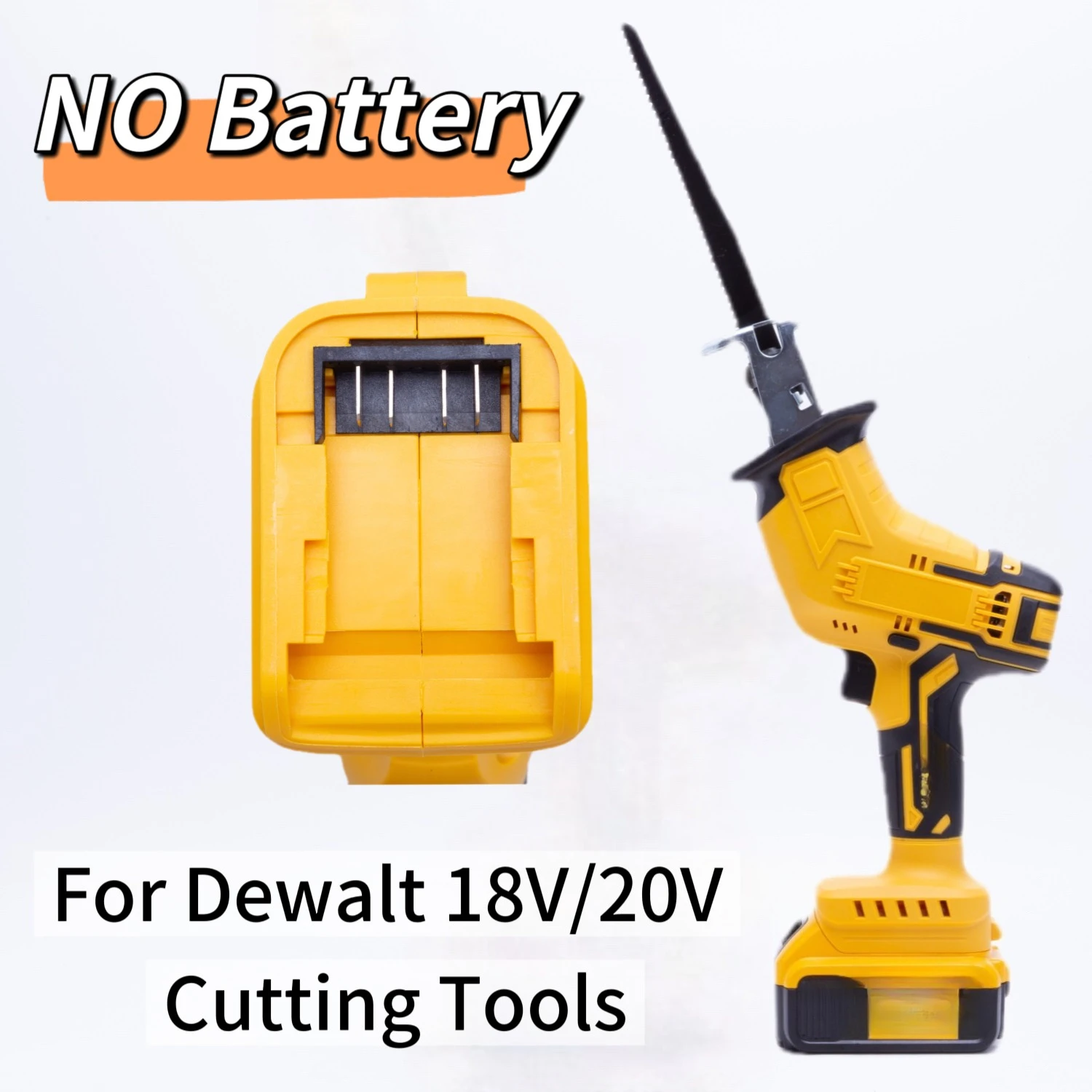 

For Dewalt 18V 20V Battery Electric Cordless Reciprocating Saw Cutting Saber Saw Wood Metal Pipe Cutting Portable Power Tools