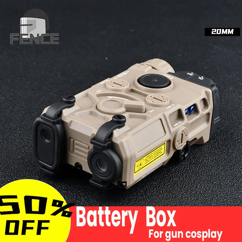 

OGL Non-Functional Nylon Plastic Battery Box Dummy Toy For Tactical Airsoft 20mm Rail Equipments Weapon Gun Cosplay Accsesories