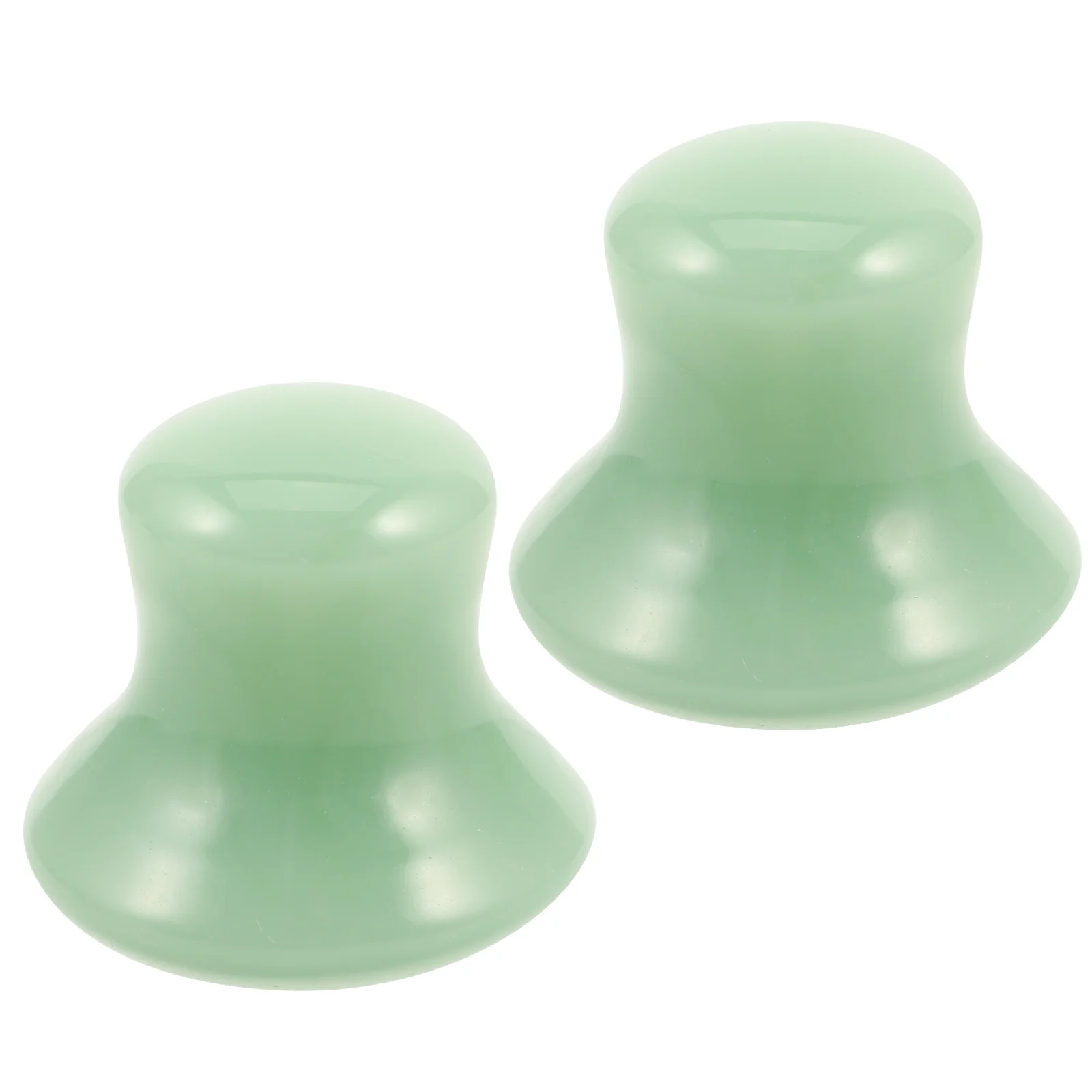 

2Pcs Jade Gua Sha Facial Tools Mushroom Shaped Massager for Skin Care Spa Beauty Eye Face Massage Scraper Guasha Facial Tool