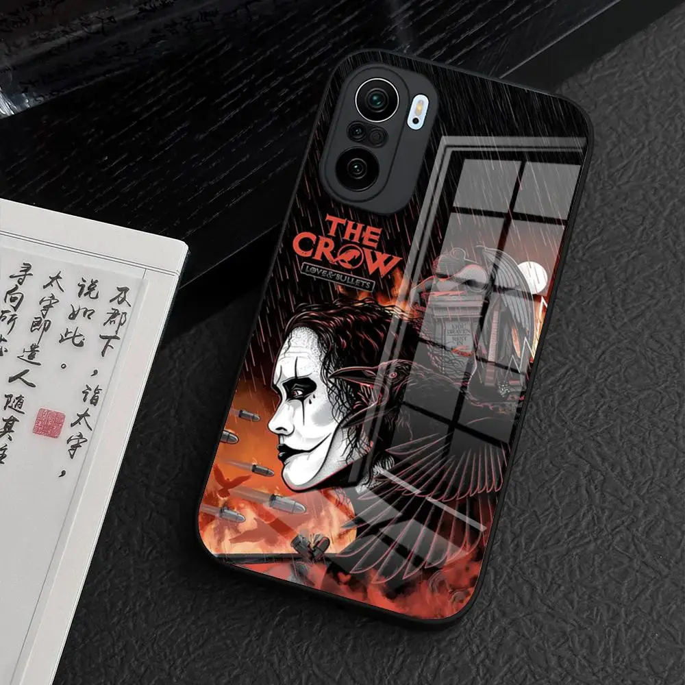 The C-crow Phone Case For Redmi 13 12 13c 12c Note 13 Pro Plus 11 12 Pro 10 12s 11s Tempered Glass Back Cover