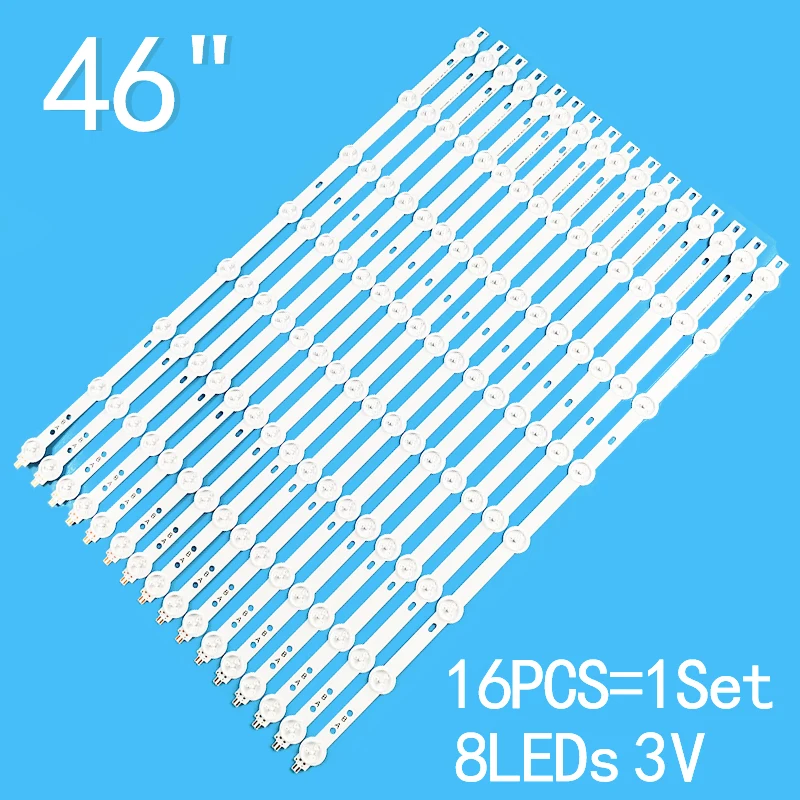 Nuovo 16 pz/lotto 8A + 8B per TV LCD da 46 "SVS460AB6-REV7-A type-8LED-130820 SVS460AB6-REV7-B type-8LED-130820 SVS460AB6 LTI460HN09