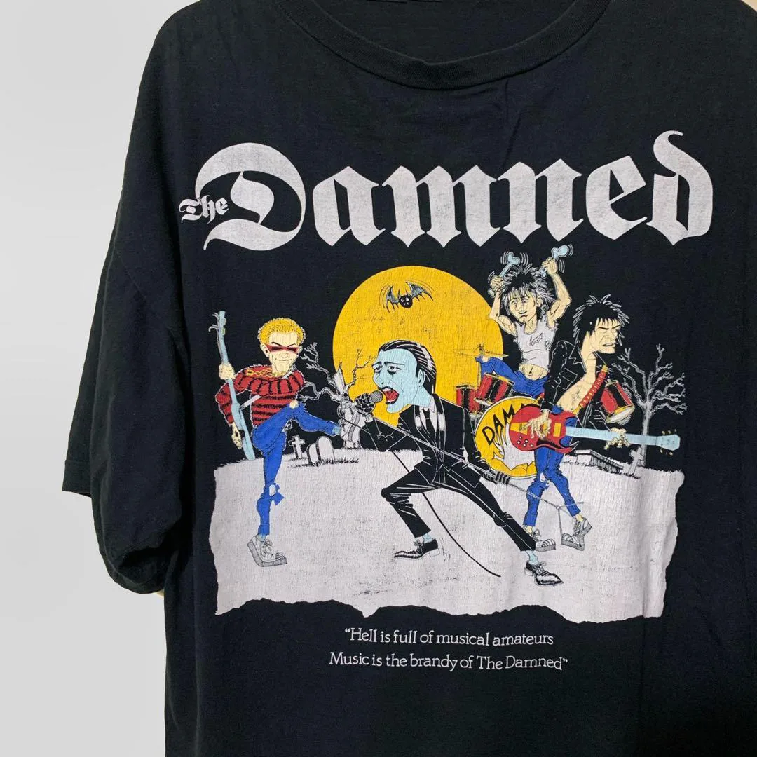 Vintage The Damned Band T-shirt Cotton Tee Size S-5XL PS4221