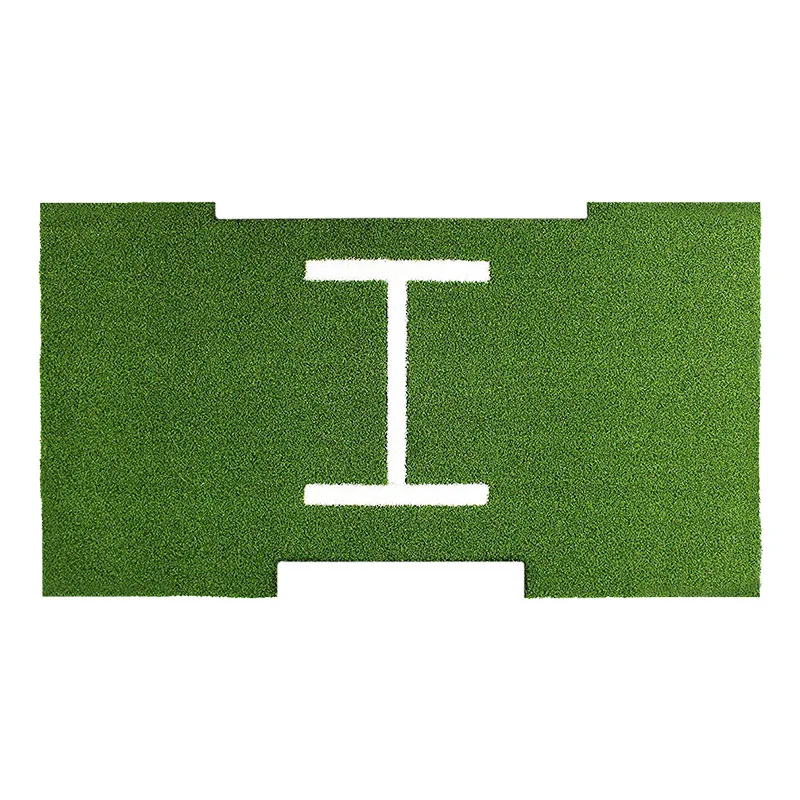 Golf I-shaped standing assist pad, swing strike pad foot pad