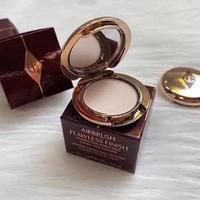 8g Mini Matte Setting Powder Foundation Full Coverage Oil Control Longwear Face Makeup Brighten Soft Flawless Finishing Power