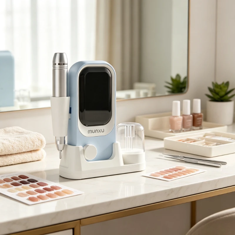 Rechargeable Nail Drill Low Noise Touch Digital Display Portable Manicure File for Gel Removal Cuticle Salon Home Care 네일 드릴