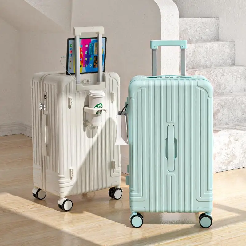 large-capacity-travel-suitcase-women's-28-inch-carry-on-bag-30-inch-student-silent-wheel-durable-password-lock-leather-box-men