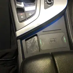 Car wireless fast charger for audi Q7 2016 2017 2018 2019 phone holder fast charge mobile mount Accessories interior