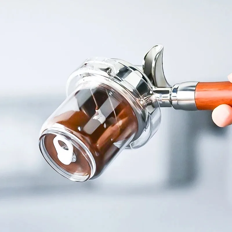 

Portable rotary toner evenly disperses coffee powder, handle for powder cup, anti fly powder, universal for both ears