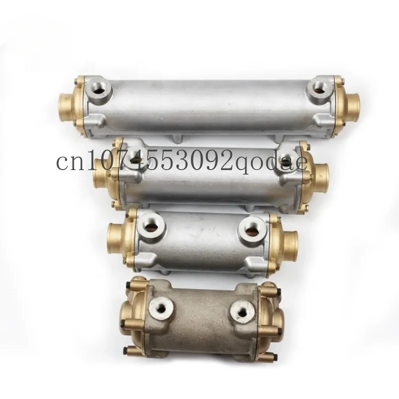 135 Marine Oil Cooler Aluminum Shell Tube Heat Exchanger for Water To Oil