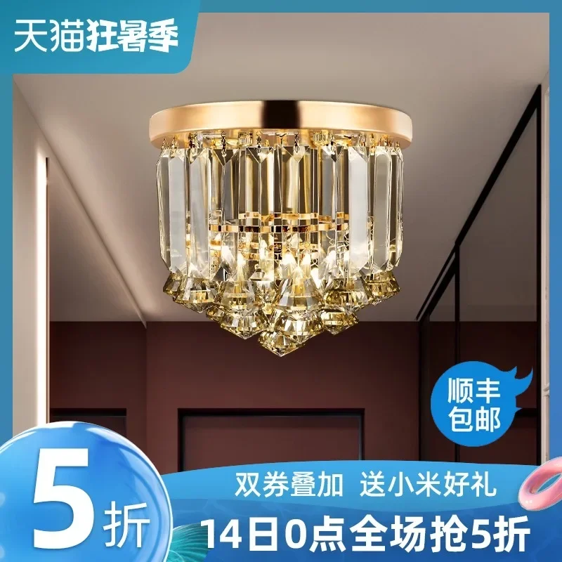 Modern Crystal LED Ceiling lights For Living room candeeiro de teto para quarto Crystal Ceiling Lamp Home Decoration