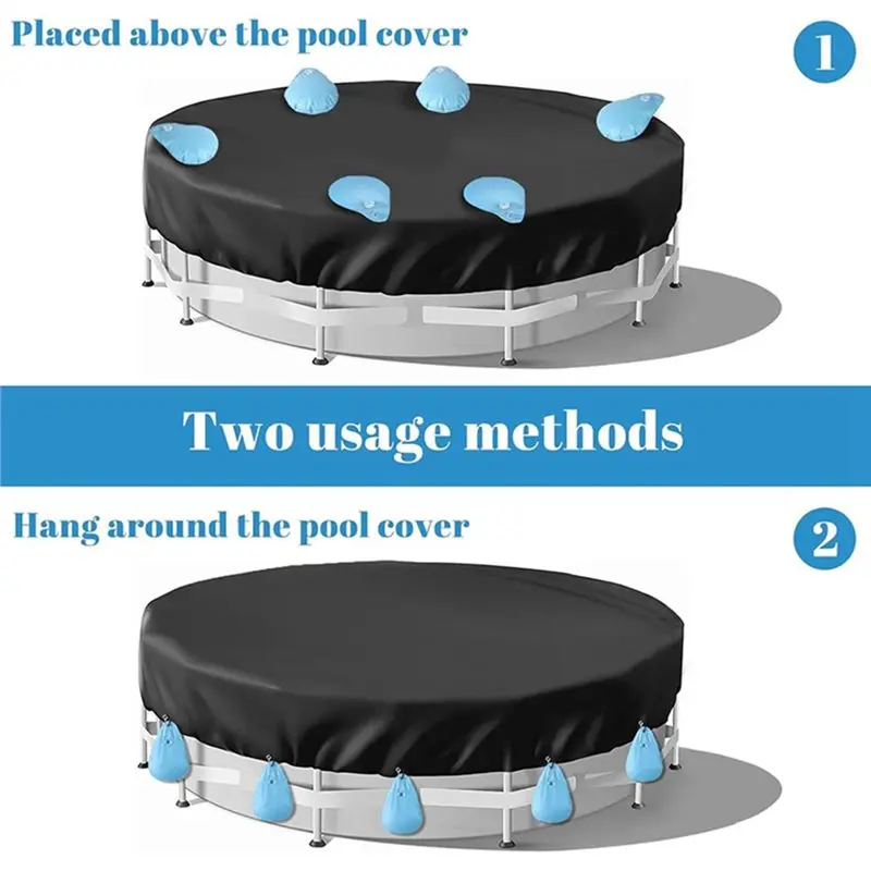 جديد-حقيبة المياه لغطاء حمام السباحة الشتوي على شكل دمعة حقيبة المياه المهنية حقيبة للحمل 25X14 سنتيمتر