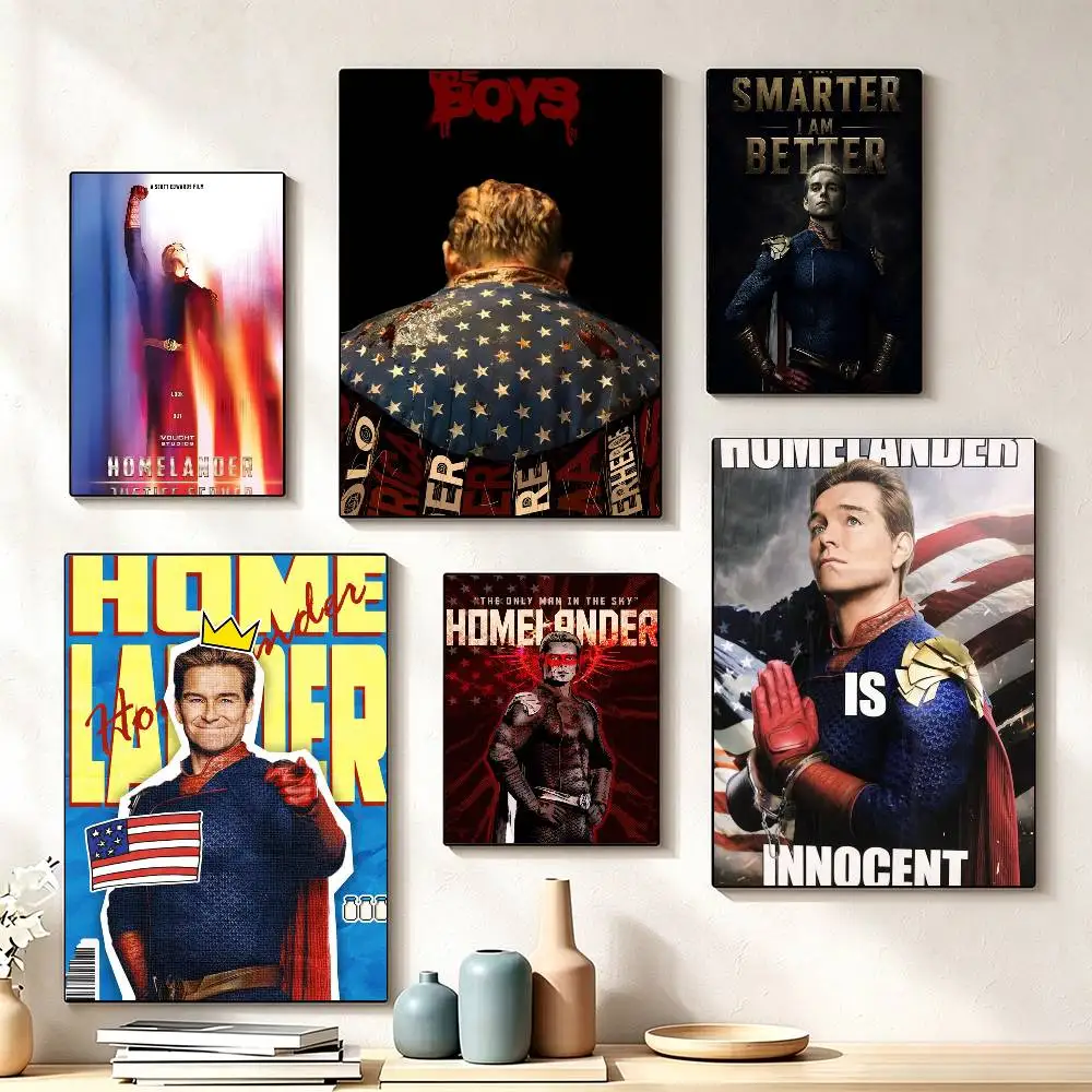 Movie Homelander The Boys-s  Poster High Quality Dorm Living Room Aesthetic Wall Decoration Painting Stickers Gift